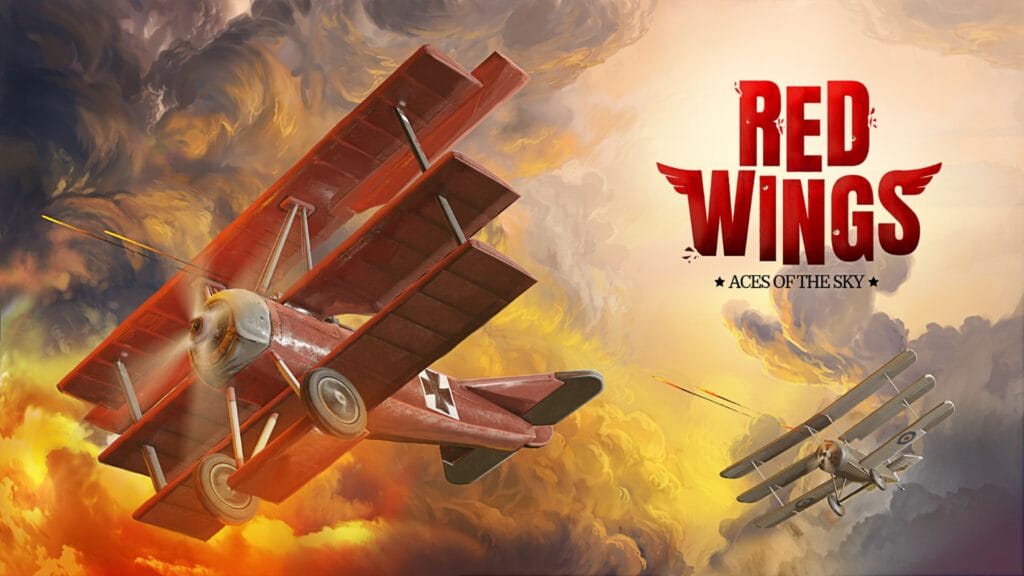 The key art for the video game Red Wings