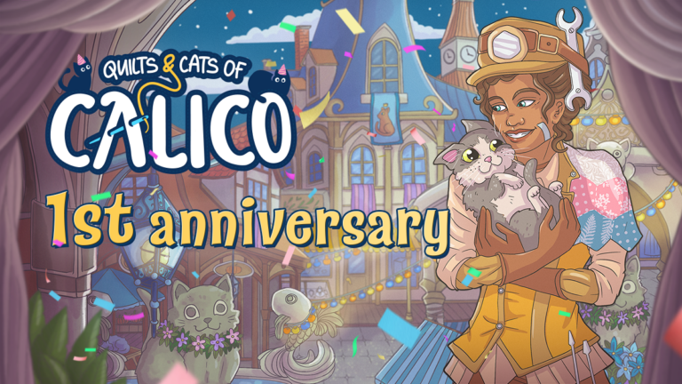 Quilts and Cats of Calico - 1st Anniversary!