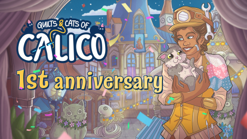 Quilts and Cats of Calico - 1st Anniversary!